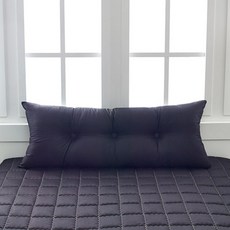 아임리빙 비비드 단추 헤드쿠션, 블랙