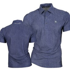 Benesse高級編織圖案青甘男款高爾夫球衣 CTVL2001