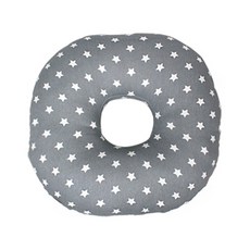 더플래 스타 도넛 회음부 방석, 그레이, 1개