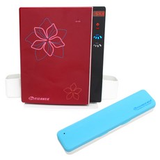 Dr.CLEANER 家用牙刷消毒器BIO-103酒+便攜電池式溫和型牙刷消毒器BIO-201, 家用 (BIO-103)、便攜式 (BIO-201), 藍色