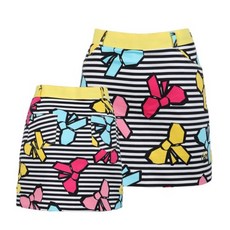 BMU 女款條紋印花裙子 Asbu4010