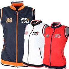 미우골프 여성용 큐티 스탠드 카라 조끼 AVMI6002