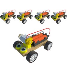 향앤미과학 STEAM 사이언스 나무 동력 전달 자동차, 5개입