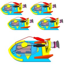 향앤미과학 STEAM 사이언스 스피드 에어보트, 5개입