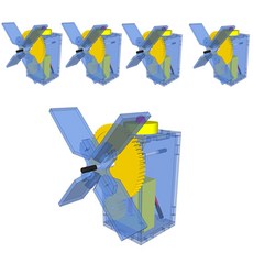 향앤미과학 STEAM 사이언스 미니 친환경 수차, 5개입