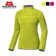 MOUNTAIN EQUIPMENT 女款素色半拉鍊長袖T恤 L號