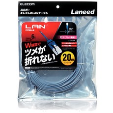 ELECOM 仁電纜 20m LD-GPST/BU200, 單色, 1個
