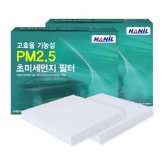 한일 차량용 고효율 기능성 PM2.5 초미세먼지 필터, 2개