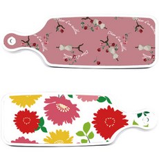 Roem Design 雙面砧板 菊花粉白, 菊花粉白, 紫色藝術夾, 1個