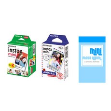 instax 拍立得 迷你膠卷 20 張 + 空郵 10 張 + 階段相冊, 1套