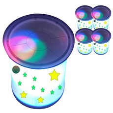 향앤미과학 STEAM 사이언스 창작용 무지개등 연필통 만들기 세트 5인용 과학실험키트, 1세트