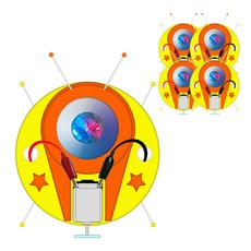 향앤미과학 STEAM 사이언스 UFO 창작 진동로봇 5인용 에너지 실험 세트, 1세트