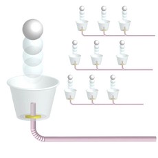 향앤미과학 STEAM 사이언스 빨대 베르누이 만들기 10인용 에너지 실험 세트, 1세트
