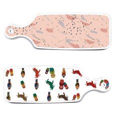 로엠디자인 서빙 양면도마 마트로시카, 마트로시카, 패턴 자국, 1개