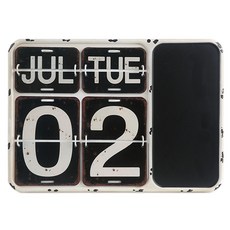 제이앤씨 철재 빈티지 캘린더, 아이보리