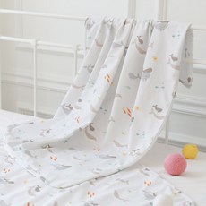 베베누보 유아 양면 방수요, 해피 웨일, 1개