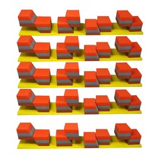 향앤미과학 STEAM 사이언스 지각 단층모형 만들기 5인용 과학 실험 세트, 1세트