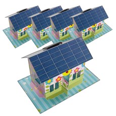 향앤미과학 STEAM 사이언스 태양광 주택 일반형 5인용 실험 세트, 1세트