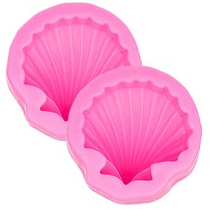 수제 가리비 1구 실리콘몰드 2p, 랜덤 발송