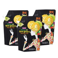 더순수렛츠미 블랙에디션 깔라만시 원액, 1L, 3개