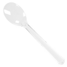 팜스용기 아이스크림 수저 대 벌크 투명, 500개입, 1개