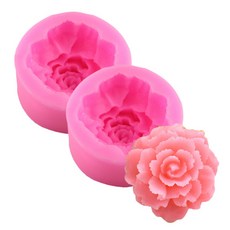 手工3D牡丹多用途矽膠模具, 隨機出貨