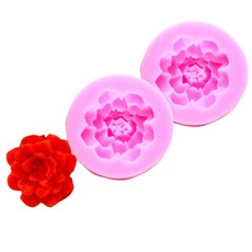 수제 다알리아 1구 실리콘몰드 2p, 랜덤 발송