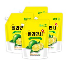 더순수렛츠미 깔라만시 원액, 700g, 4개