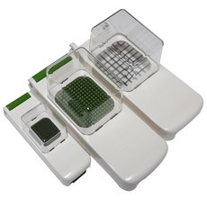 ALLIGATOR 食物切割器 3/6/12mm 3入, 綠色