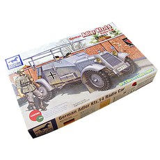 BRONCO 1:35德國軍 AdlerKfz.14無線電通信指揮車塑膠模型, 1個