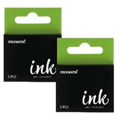 모나미 만년필 잉크 카트리지 5p, 35 지중해의 올리브(Olive), 2개입