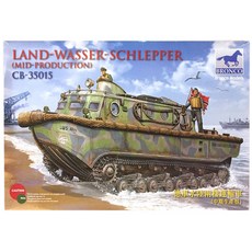 BRONCO 1:35 德國 LWS 水陸兩用車 中期生產型塑膠模型, 1個