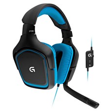로지텍 G430 서라운드 사운드 7.1채널 게이밍 헤드셋, A-00061, 혼합 색상