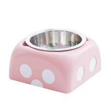 Dogplex 寵物骰子碗, 珊瑚粉, 1個