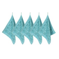 에이치그라운드 뽀솜이레빗 주방수건, 그린, 5개입