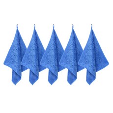 에이치그라운드 뽀솜이레빗 주방수건, 블루, 5개입