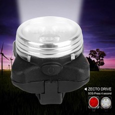 自行車 LED 安全燈紅色, 紅色的, 1個