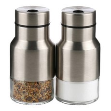 Elgar 不銹鋼香料瓶銀, 1套, 調味瓶 2入