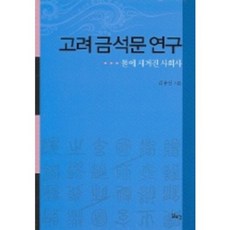 高麗金石文研究, 金龍善 著, 一潮閣