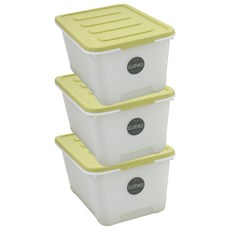 KAZT Multi Block生活收納箱, 綠色, 3個