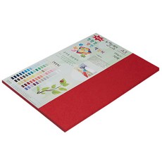 종이문화 뉴씨플레인 친환경 양면색상지 No 37 밝은빨강색, 30개