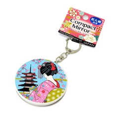 Akuwan Keyring 小巧鏡子, 舞子, 1個