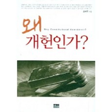 왜 개헌인가, 한울, 윤대규 저
