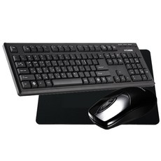 현대 키보드 HD-K2050 + 마우스 HD-M5300 + 마우스 패드 GSMP-2, HD-K2050, HD-M5300, GSMP-2, 키보드, 패드(Black)