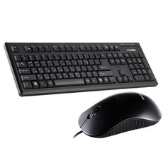 현대 키보드 Black HD-K2050 + 무소음 옵티컬 마우스 마우스 HD-M5500, HD-K2050, HD-M5500, BK