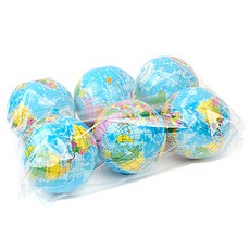 地球海綿球 6入, 混色