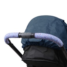마니또 클린그립 유모차 핸들커버 리안 스핀 전용, 멀티도트블루, 1개