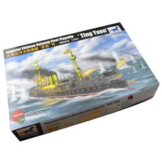BRONCO 1:350清朝海軍旗艦Ting Yuen塑膠模型, 1個
