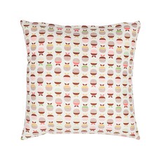 Ein Haus 栗子印花靠枕套, 粉色的