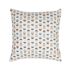 Ein Haus 栗子印花靠枕套, 藍色